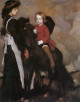 Lmabert Equestrian Portrait of a Boy