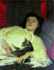 Girl with cat, 1882