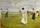 Tennis Game by the Sea, 1901