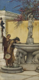 Alma Tadema Between Venus and Bacchus