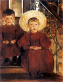 Children on the Stairs