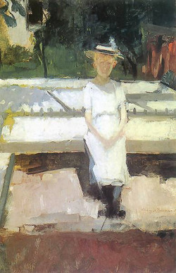 Girl in the Garden, 1896 Olga Boznanska