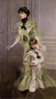 Portrait of Madame Georges Hugo nee Pauleen Menard Dozian and Her Son Jean, 1898