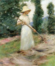 Girl Raking Hay, 1890