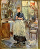 In the dining room, 1886 