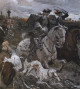 peter II and princess elizabeth petrovna riding to hounds 1900 XX the russian museum st petersburg russia