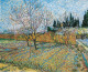 Orchard with peach trees in blossom 1888 xx private collection