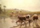 Brozik Vaclav Cattle In A Pasture