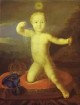 Portrait of the tsarevich peter petrovich as cupid 1716 xx t